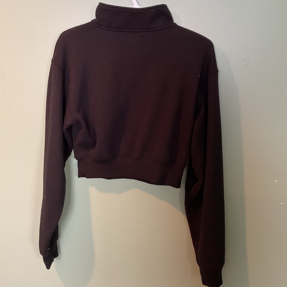 Ardene Cropped Half Zip Sweater - Picture 2 of 2